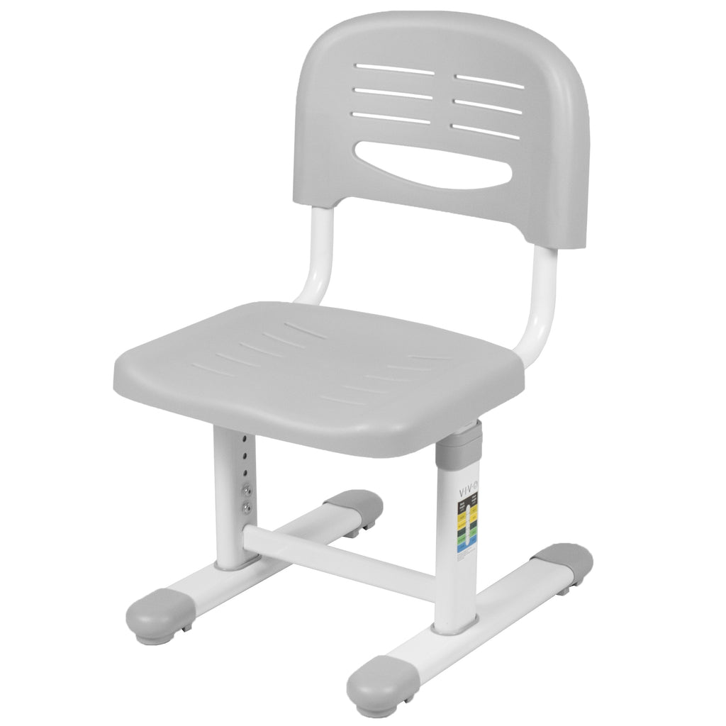 Desk V201g Chgray Kids Height Adjustable Ergonomic Chair Vivo
