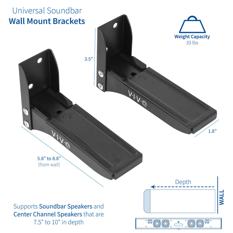 universal soundbar mount