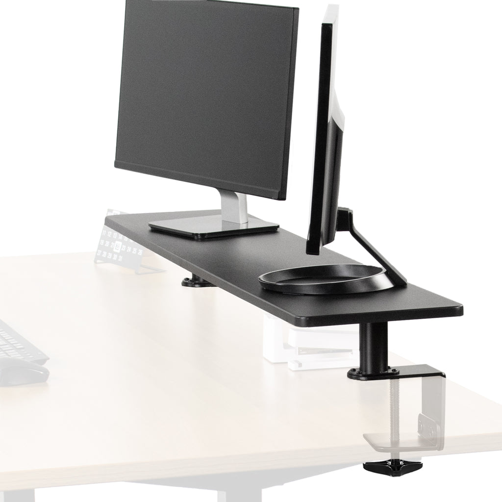 Stand Shelf46b Clamp On 46 Shelf Monitor Riser Vivo Desk