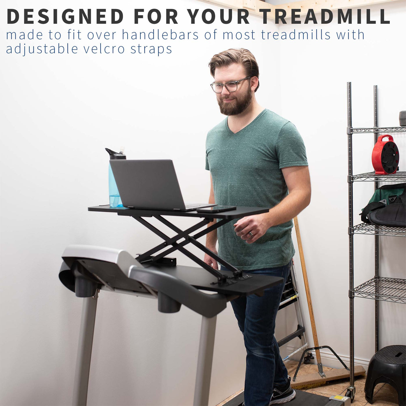 tall laptop stand for treadmill