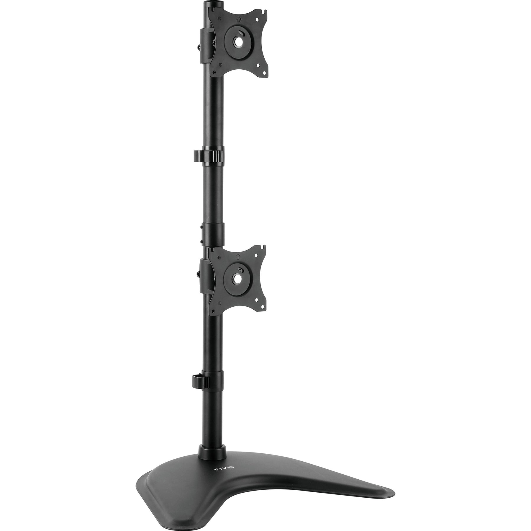 STAND-V002N Dual Vertical Monitor Desk Stand – VIVO - desk solutions