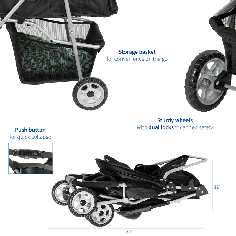 pet stroller replacement wheels