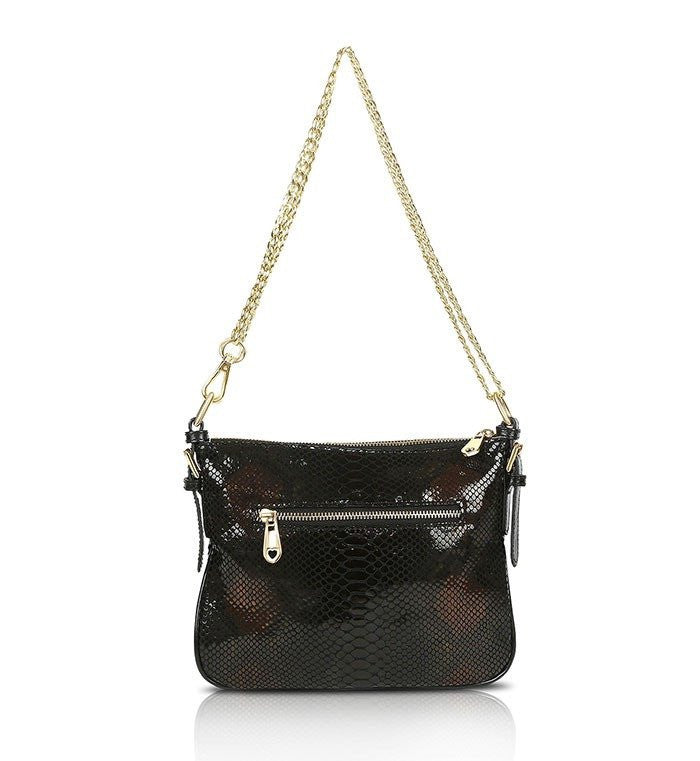 black and gold designer bag