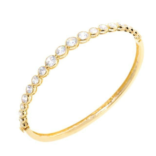 7'' Crystal Bangle Belt Bracelet JUNO MALLET Rose Gold Women's Watch A –  www.junomallet.com