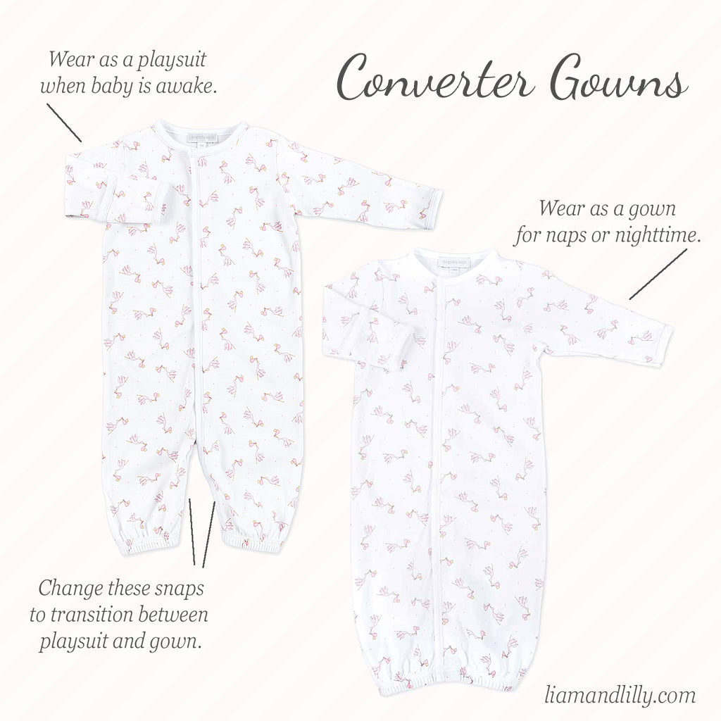 Magnolia Baby Converter Gown Infographic