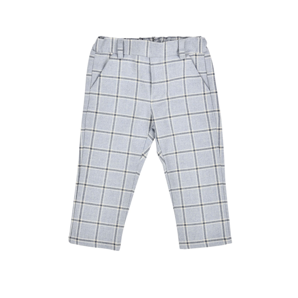 Karibou KiHenry Boys Check Trousers - Grey Forest Check - Cutiepie