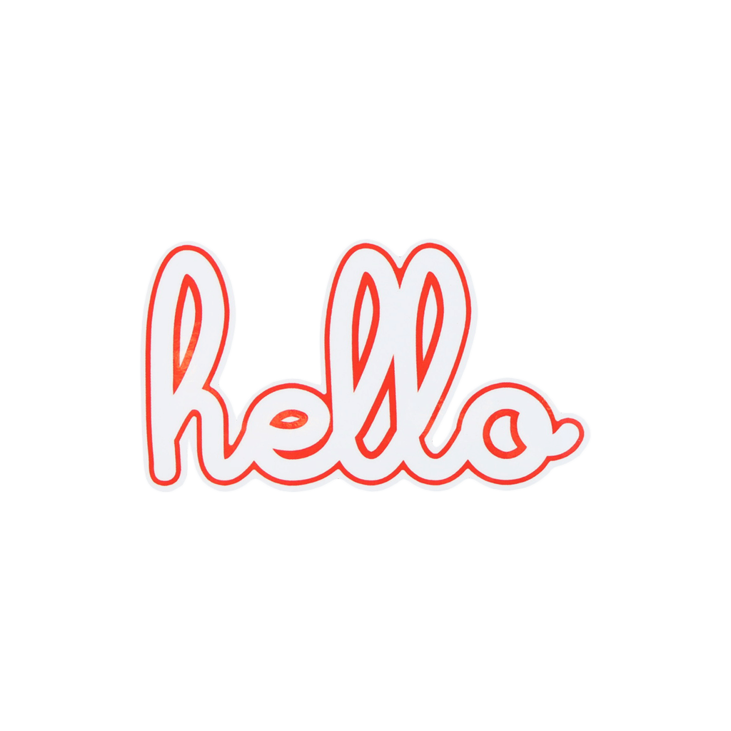 Hello Logo Sticker Hello Apparel