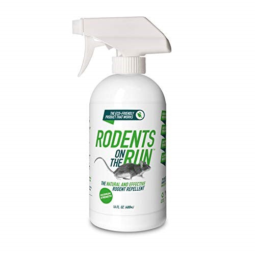 Rodents On The Run All Natural Repellent with Peppermint Oil Exclusive Maximum Strength Eco-Friendly Formula