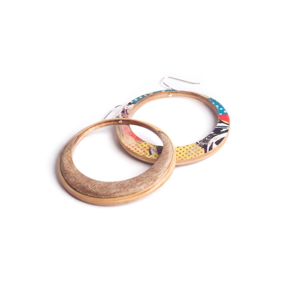 Big Hoop Earrings | Recycled Skateboards