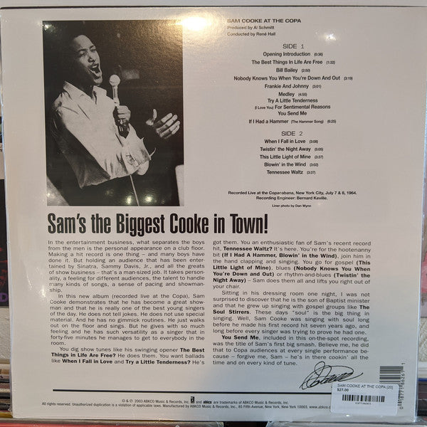 Sam Cooke   Sam Cooke At The Copa