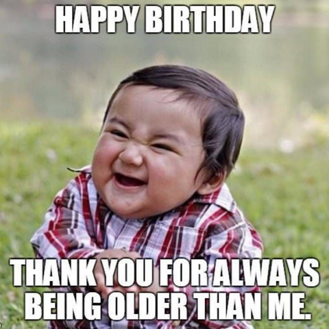 Old Man Birthday Meme