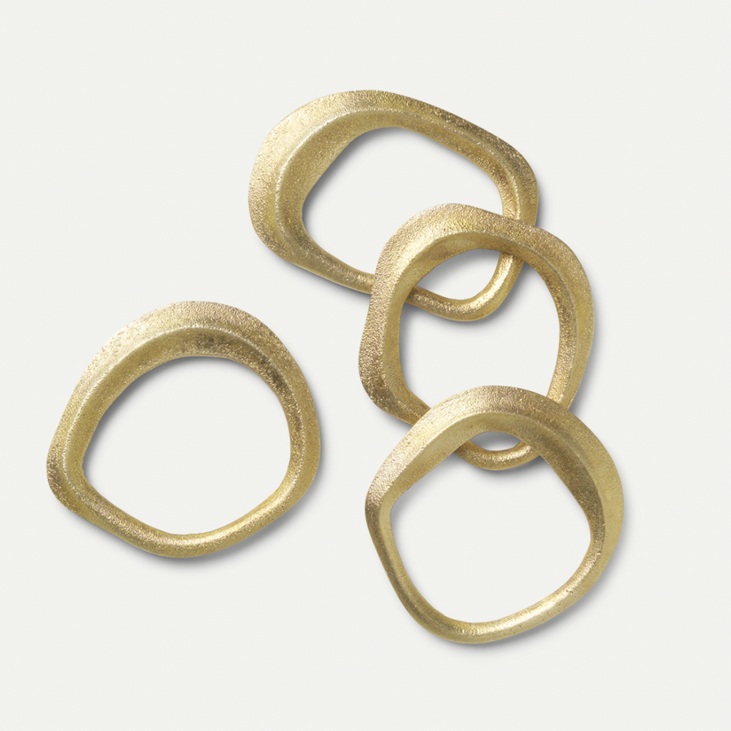 Ferm Living Flow Napkin Rings - The Lost + Found Department