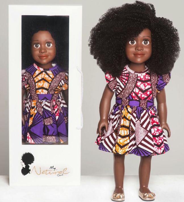 black dolls with natural hair