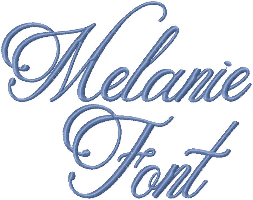 melanie script font free