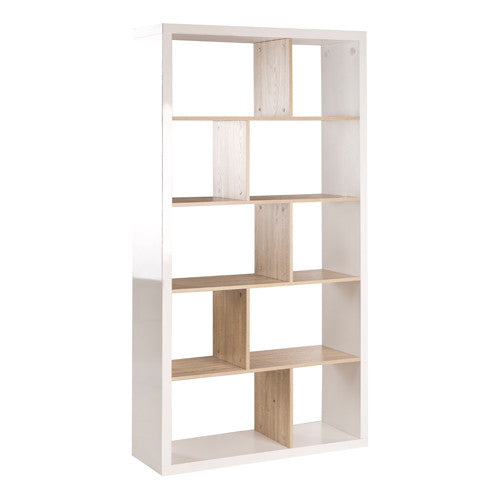 Solina Bookcase Bookshelf Room Divider 10 Asymmetric Fields