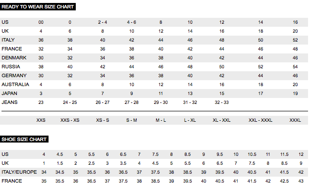 L Agence Size Chart