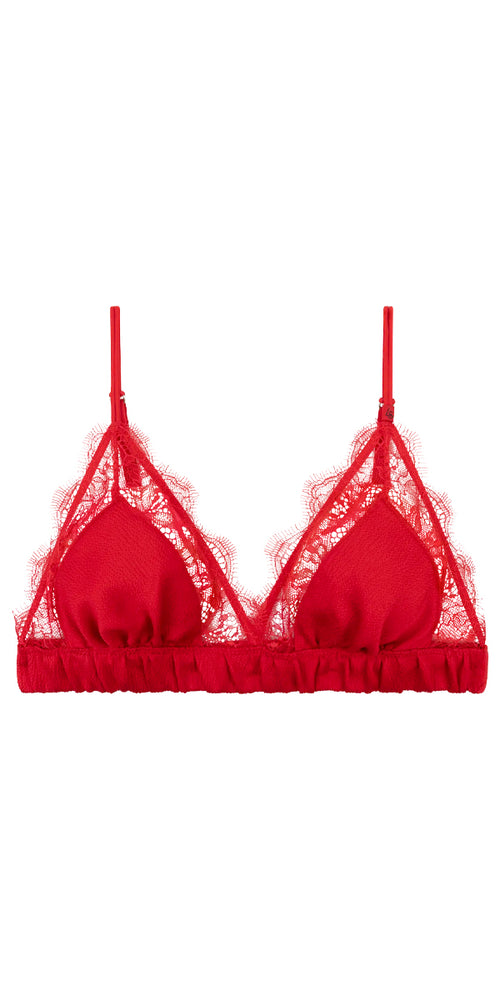 Love Stories Love Lace Sheer Bralette in Hot Pink – ACO Double Bay