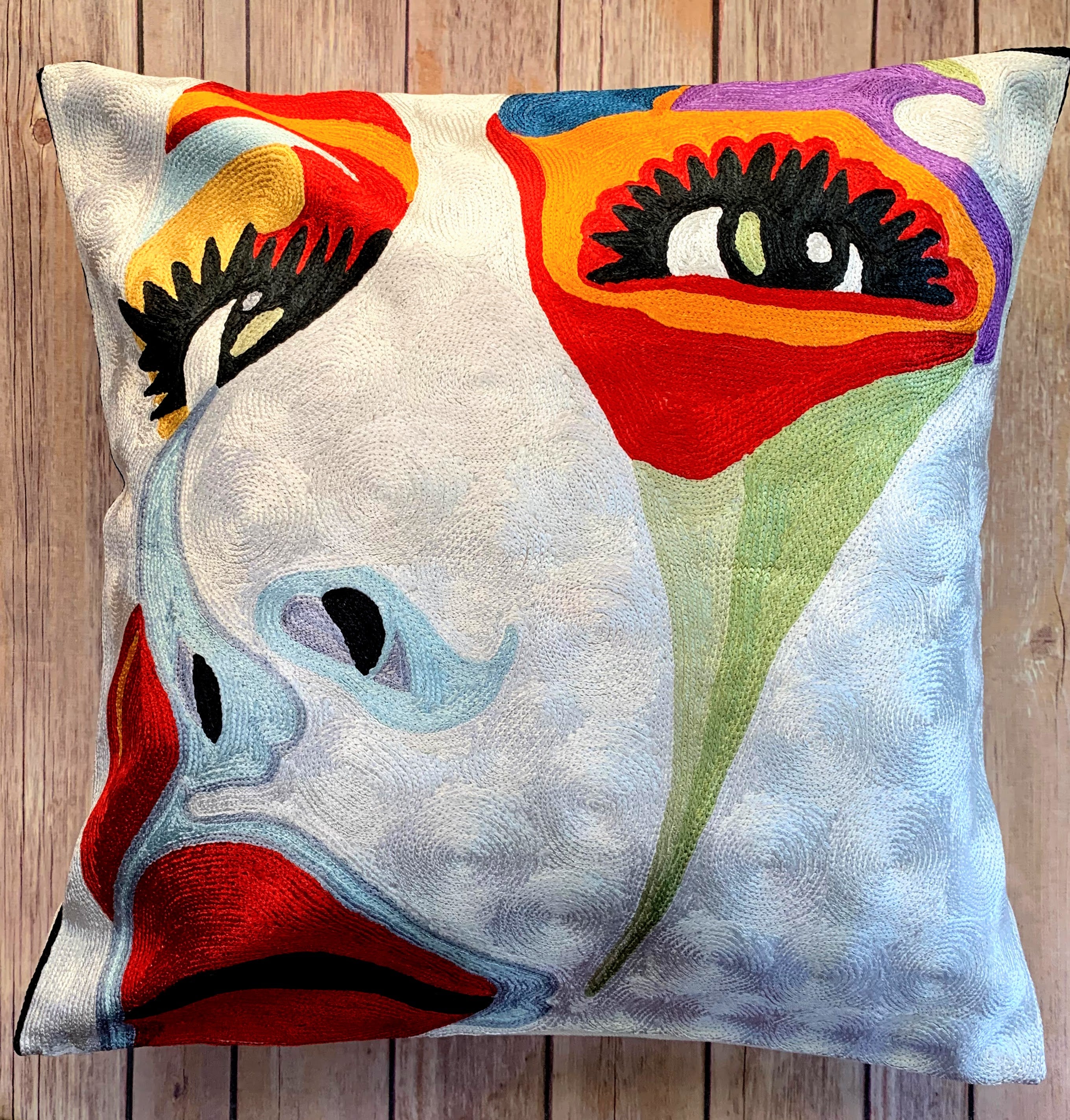 art throw pillows