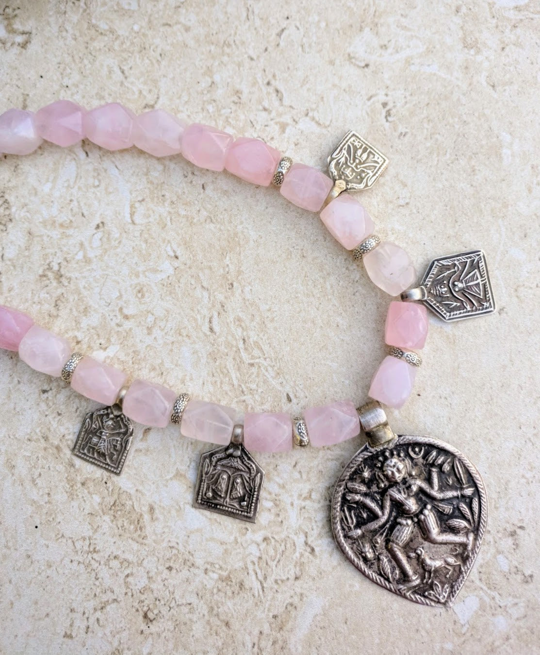 rose quartz amulet