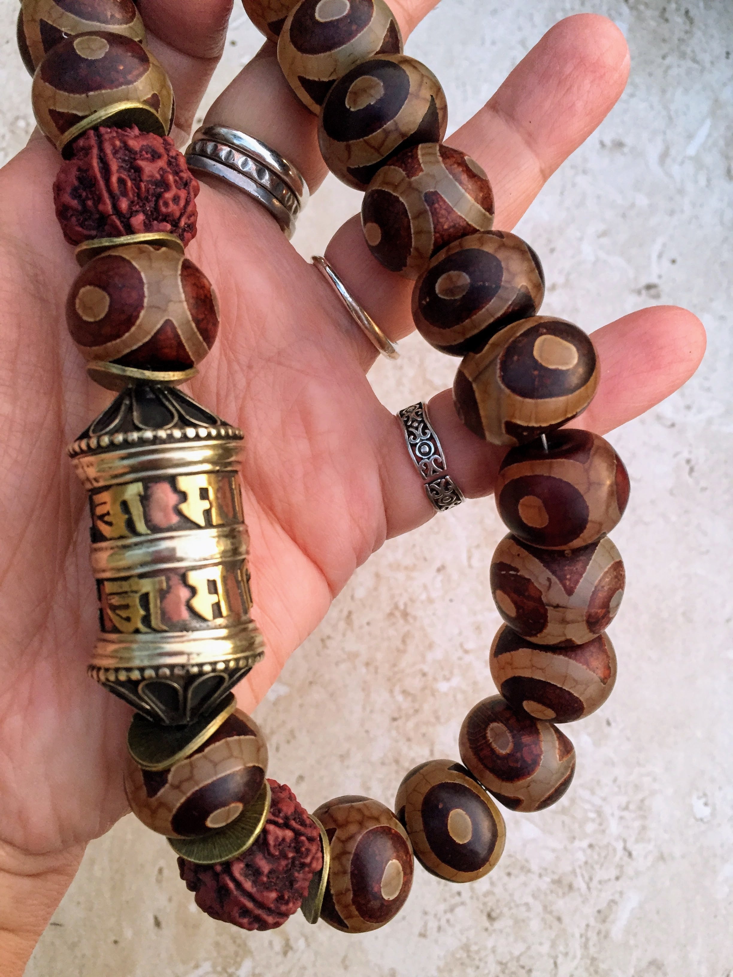 tibetan beads necklace