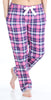 Women’s Cotton Flannel Plaid Pajama Sleep Pants with Pockets