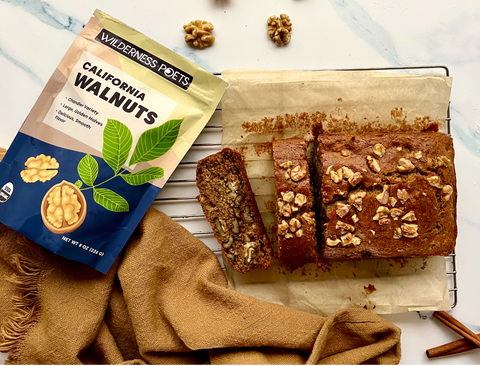 Vegan Walnut Banana Bread Organic