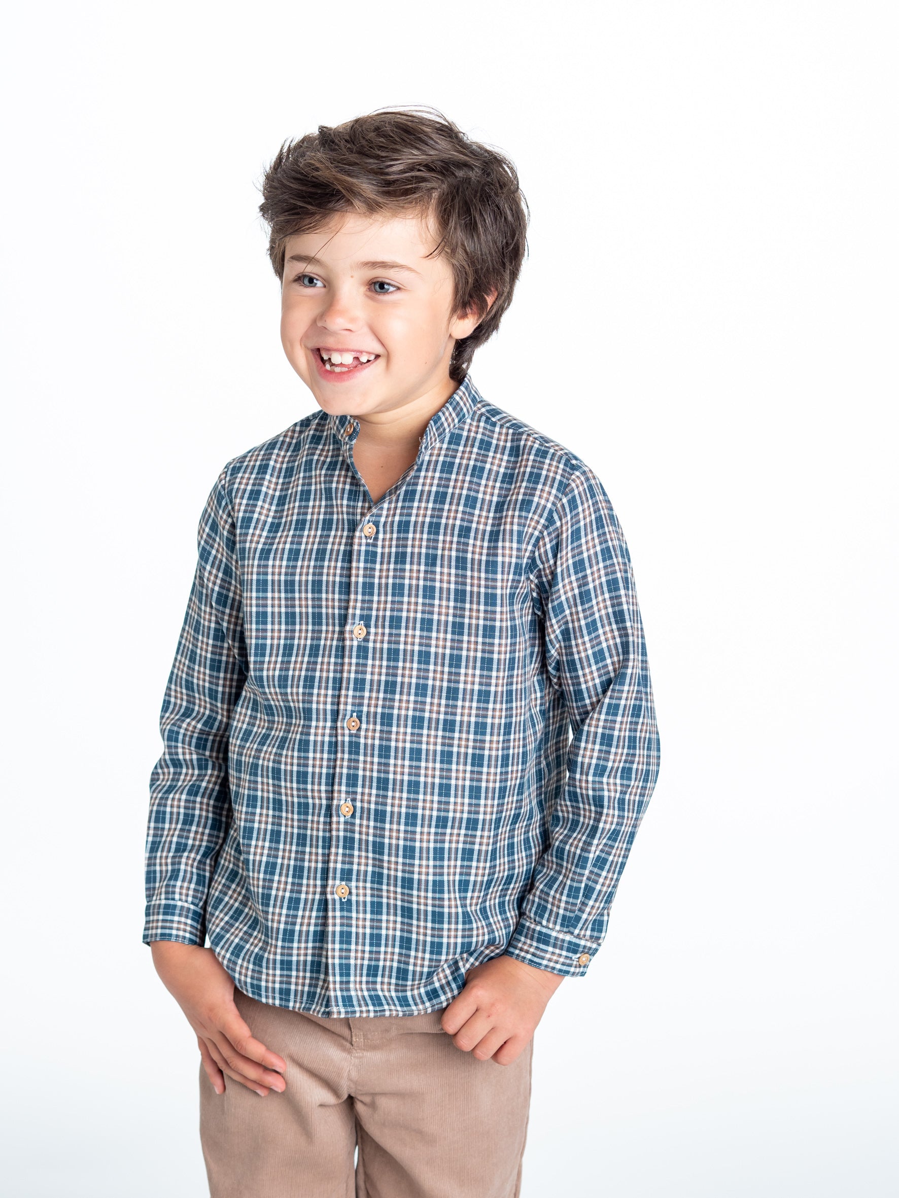 Parásito Marina George Hanbury Camisa cuadros para niño - Minis moda niños online – Minis Baby&Kids