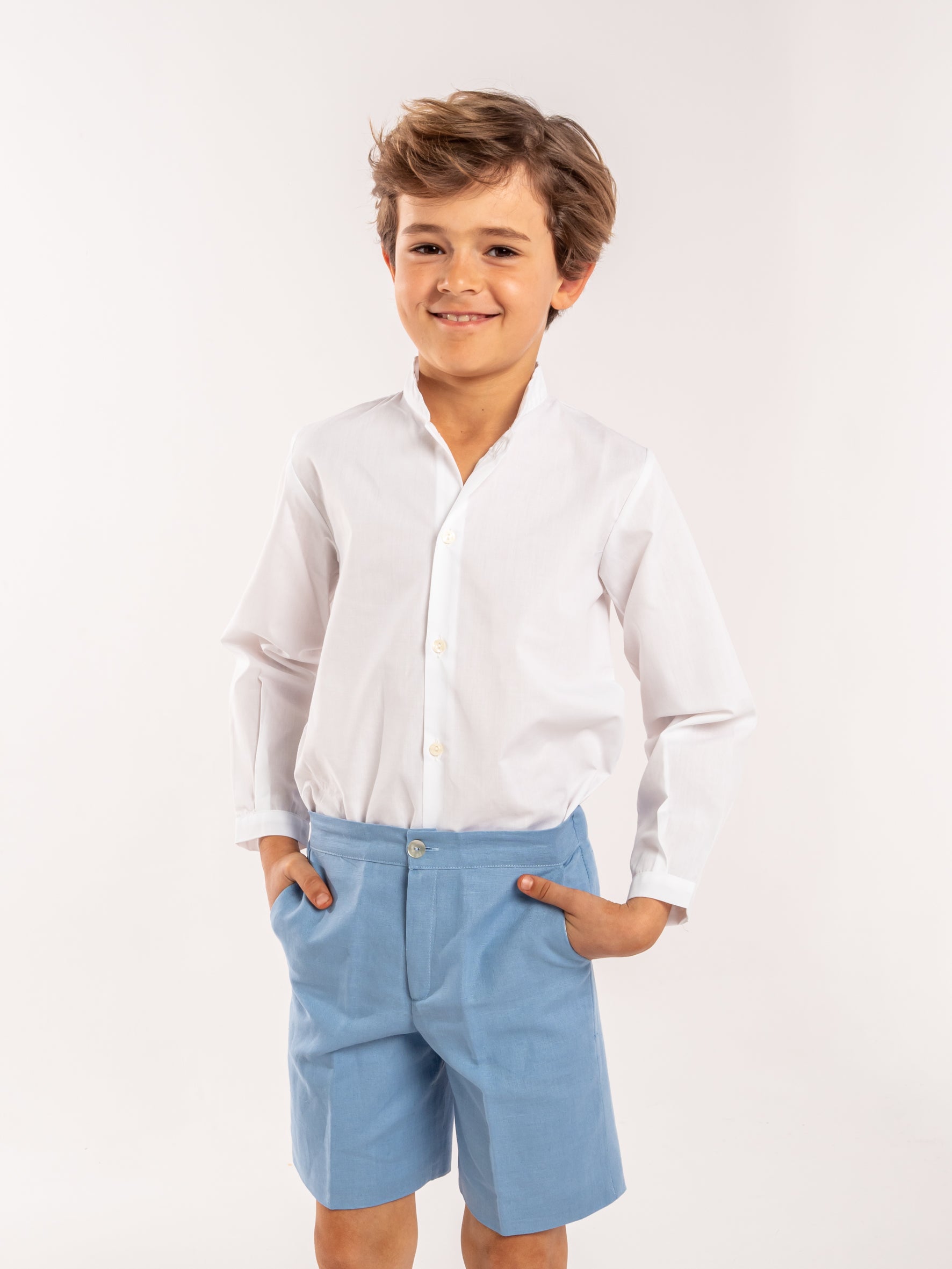 Pantalón azul para - Baby&Kids moda niños Shop Online