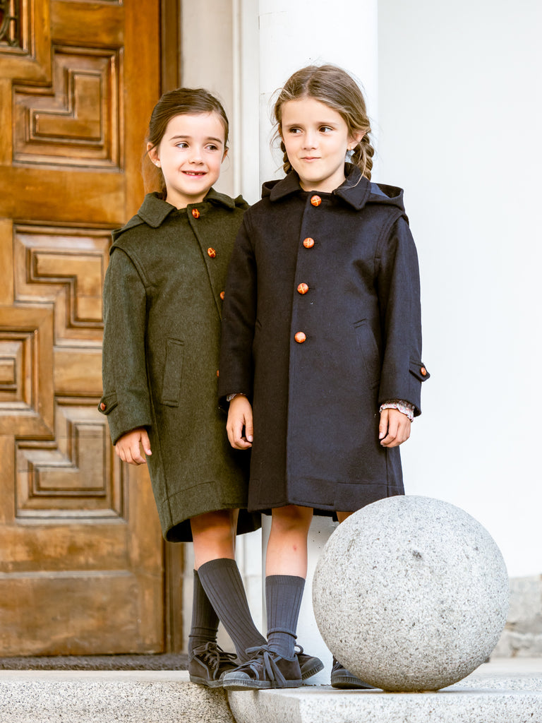 Abrigo loden marino - Minis Baby&Kids moda niños online