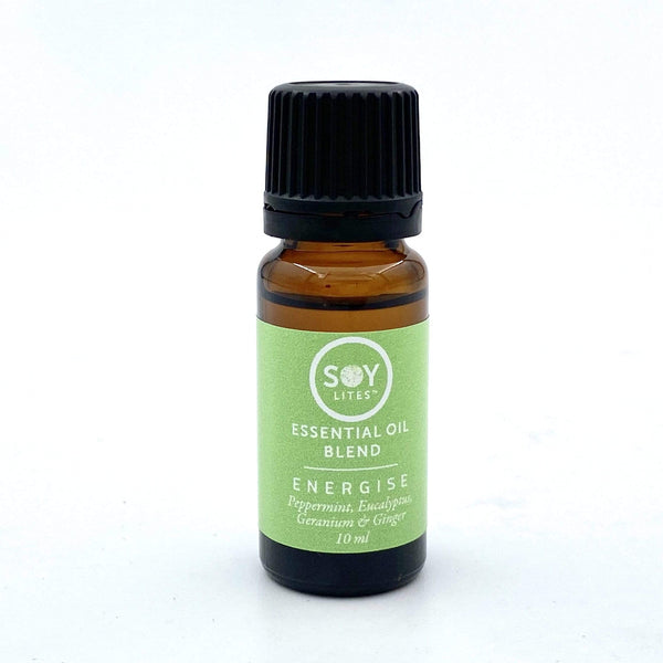 10ml Energise: Peppermint, Eucalyptus, Geranium and Ginger