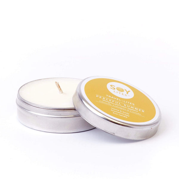 Peaceful Summer Travel-Lite with Citronella, Lemongrass & Lavender