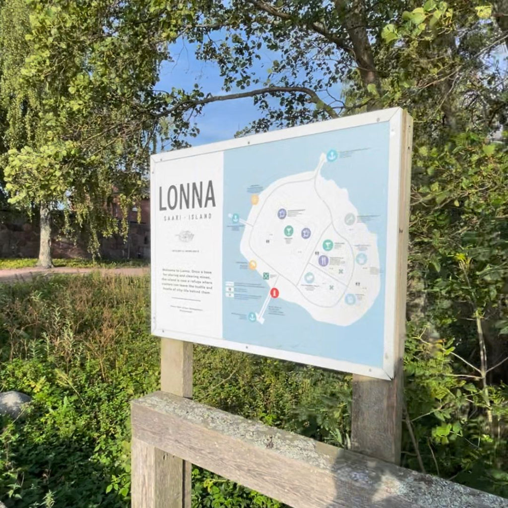 Lonna island map - Finnmark Sauna