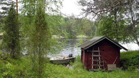 Traditional Finnish Sauna Cabin 