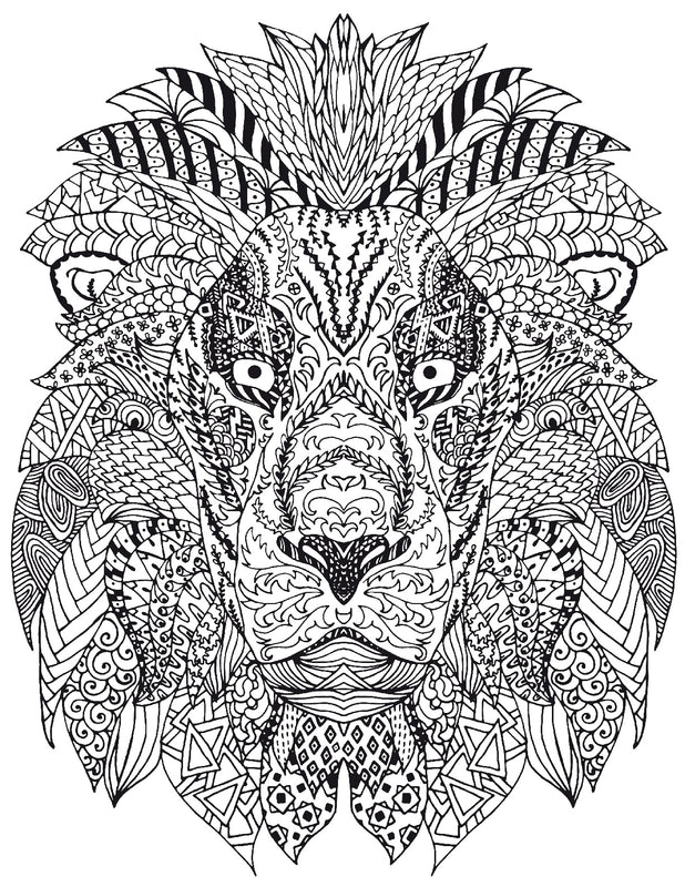 Download Adult Coloring Book Animals Stress Relieving Patterns At Ebooksy Ebooksy