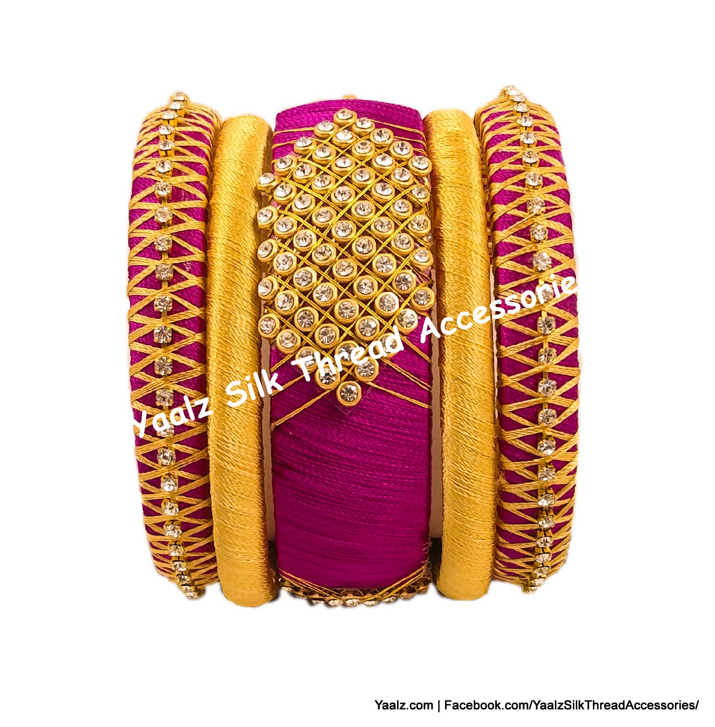 Yaalz silk store thread bangles