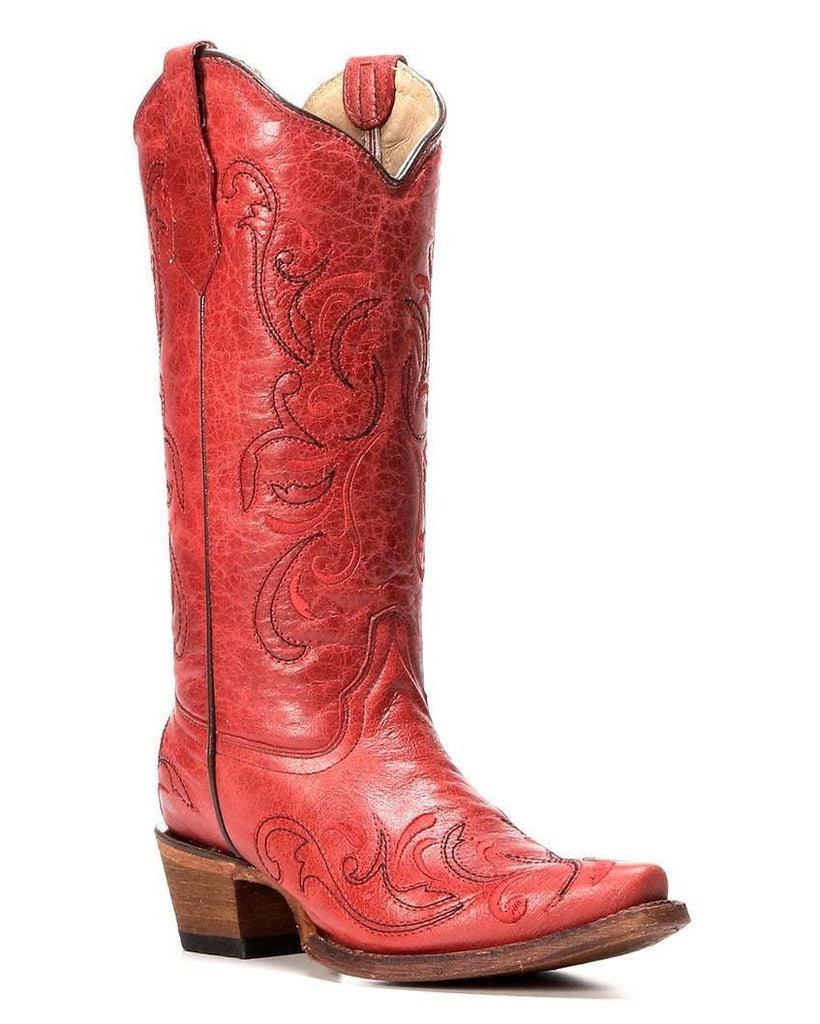 cheap red cowboy boots