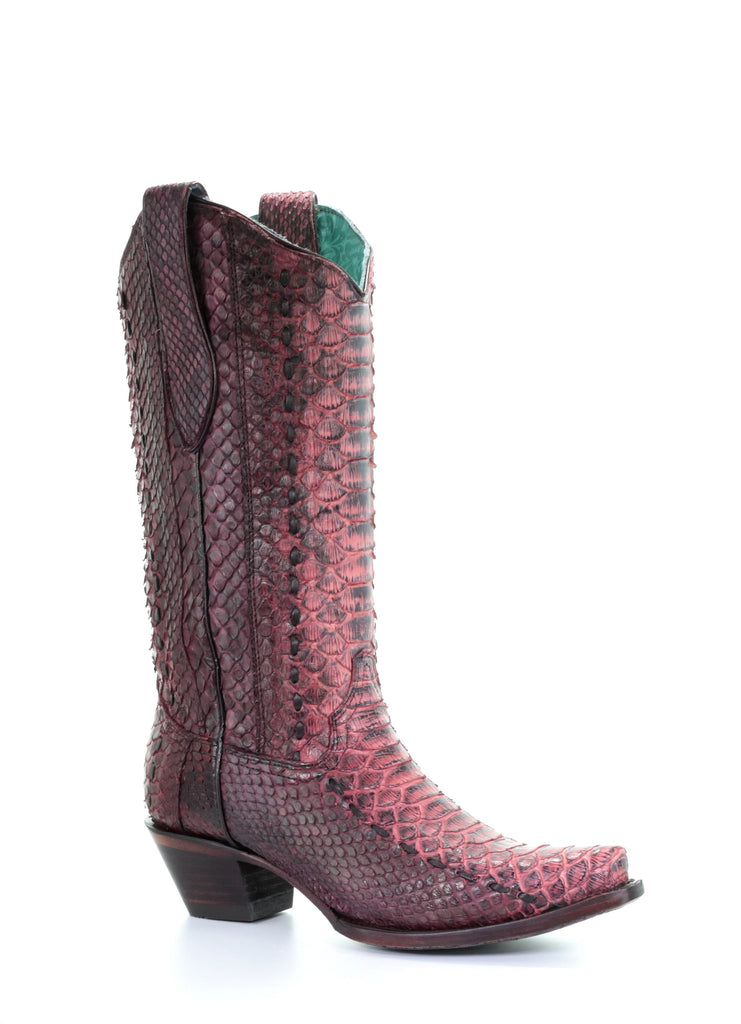 corral women's red boots