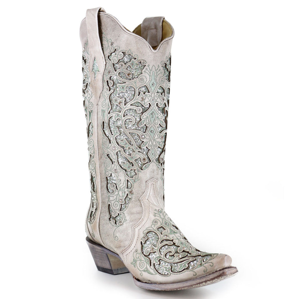 white coral boots