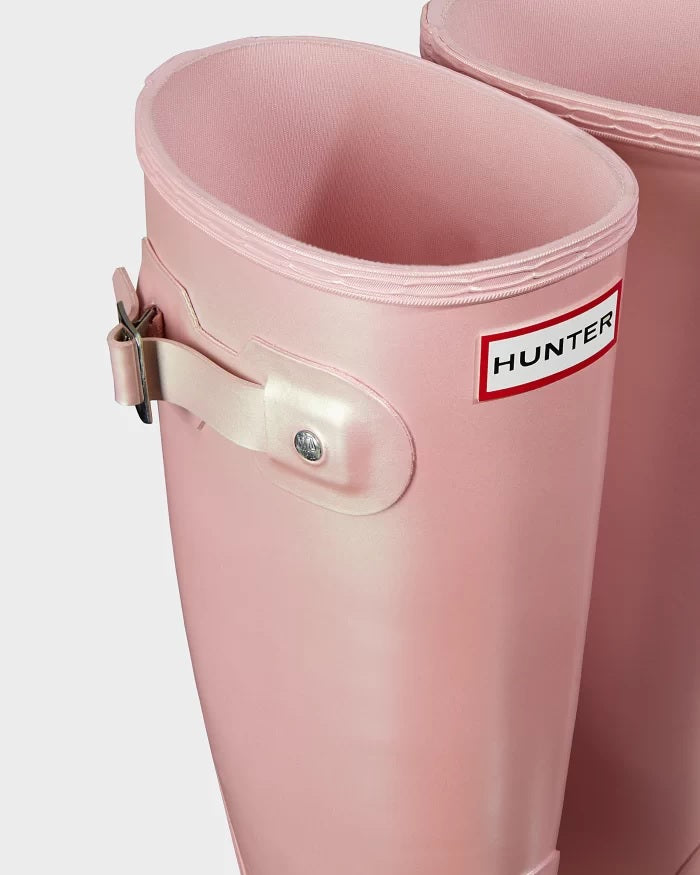 pink hunter rain boots womens