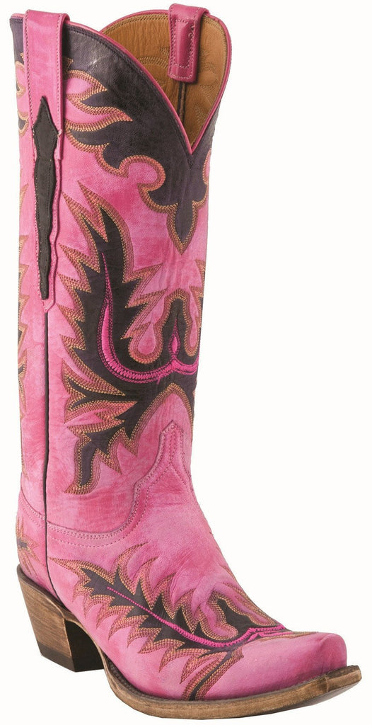 women pink cowboy boots
