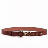 Clever with Leather Hoofpick Belt - Medium Brown - Saratoga Saddlery & International Boutiques