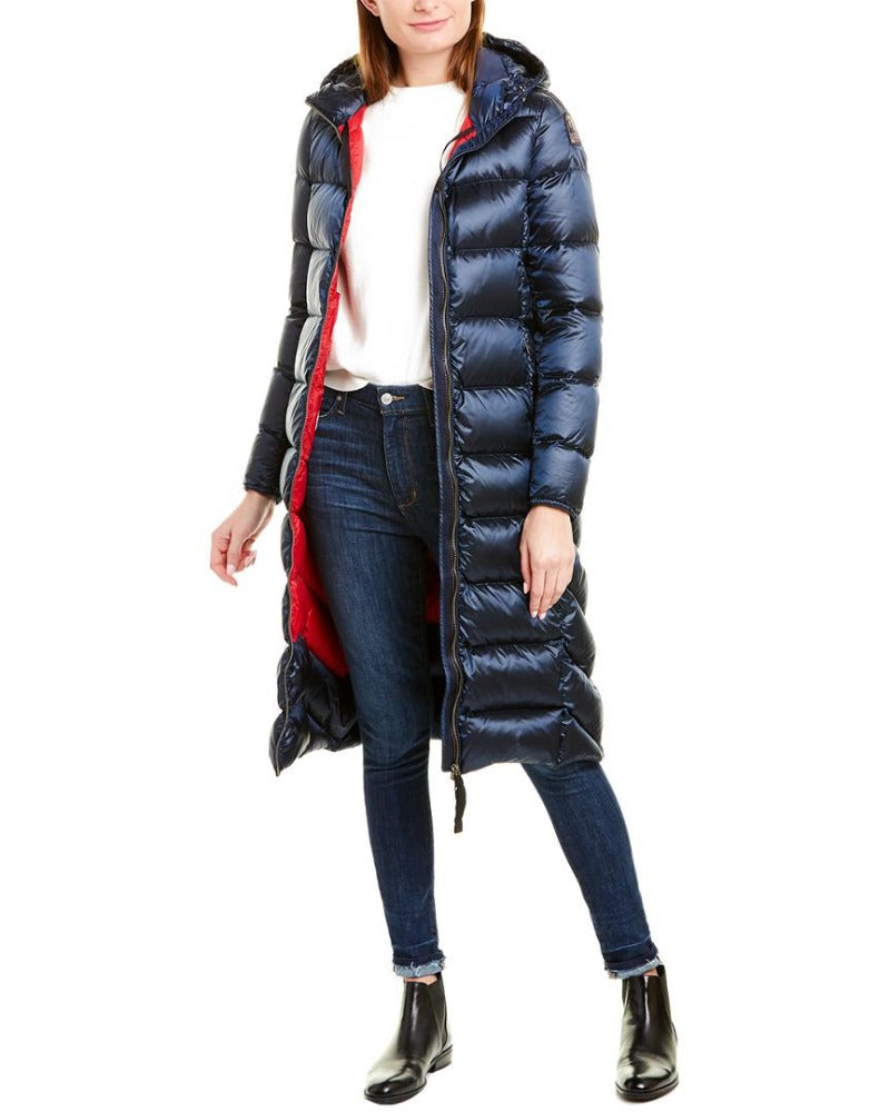 diamant Voorzien spiraal Parajumpers Leah Womens Long Winter Jacket in Cadet Blue ON SALE – Saratoga  Saddlery & International Boutiques
