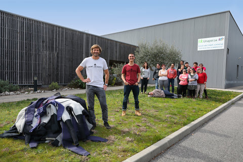 Photo de l'équipe derrière le projet néocycle