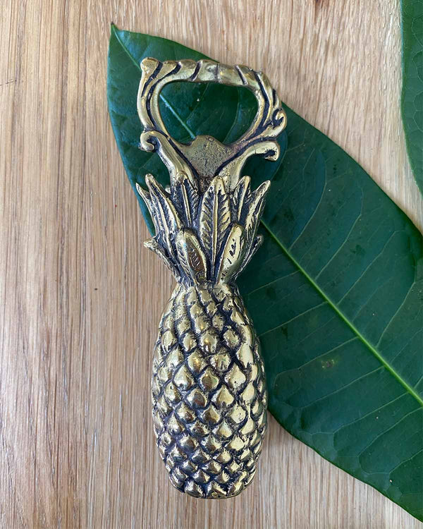 Brass Pineapple Bottle Opener – Island Living