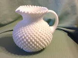 White Hobnail Glass Pitcher - Roadshow Collectibles