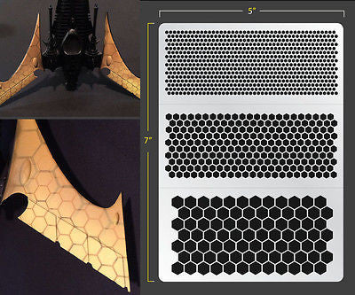 HEX HEXAGON MESH SELF ADHESIVE AIRBRUSH STENCIL FALLOUT HOBBIES WMG PDT HEX HEXAGON MESH SELF ADHESIVE AIRBRUSH STENCIL FALLOUT HOBBIES WMG PDT