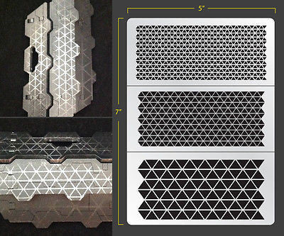 Hex Mesh Airbrush Stencil – Fallout Hobbies