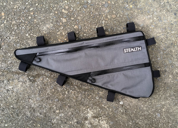Double zip compartment full frame bag
