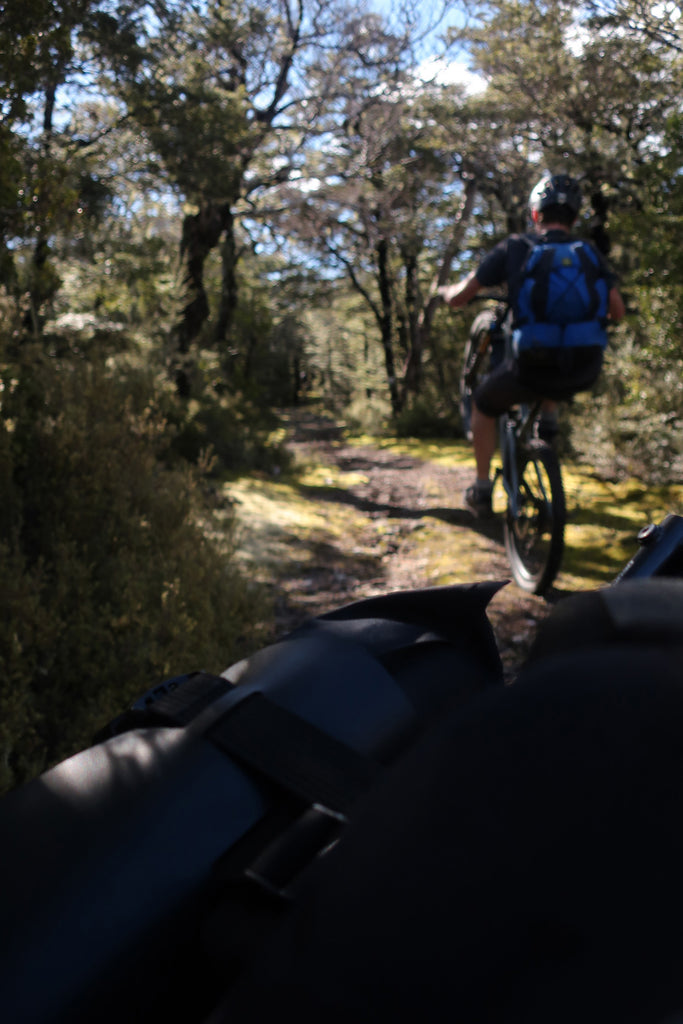 Riding up to Richmond Saddle Hut