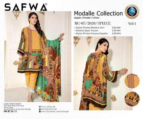 Safwa Modalle 3-piece Winter Collection 2019 Safwa | Dresses | Dress Design | Pakistani Dresses | Kurt